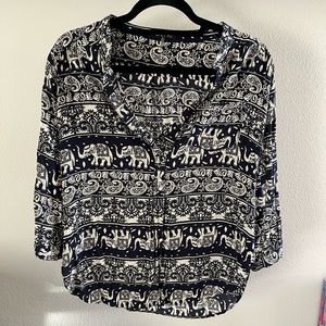 Depri Elephant print Blouse S